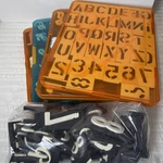 Foam Scrapbooking Double-sided Crafting Makers 3 Complete 2 Partial + 4 Cases. Fixed Price $15.00.