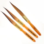 Mack Long Stryper Taklon Pinstriping Brush Series 1111 Set Of Three, Sizes #00-2. Fixed Price $36.00.