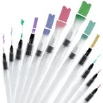 12PCS Brush Set Refillable For Watercolor, Calligraphy. Fixed Price $8.59.