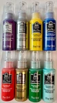 Folkart Murano Acrylic Glass Paint 2 Oz. Metallic Opaque Transparent Irid Pick. Fixed Price $9.95.