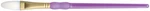 Crafter's Choice White Taklon Oval Wash Brush 1/2 Width. Fixed Price $8.06.