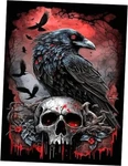 Mrnsiet Halloween Diamond Painting Kits For Adults, 5D Crow G4427-US. Fixed Price $16.25.
