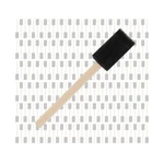 Art Supply 1 Inch Foam Sponge Wood Handle Paint Brush Set (full Case Of 60.... Fixed Price $181.25.