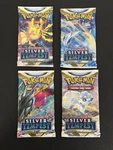 Pok Mon Tcg Silver Tempest Booster Art Set 4 Packs. Fixed Price $50.00.