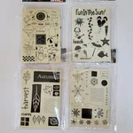 Provo Craft "4 Seasons" Simply Chic Flexible Stamps Kit Paper Scrapbook. Fixed Price $19.99.