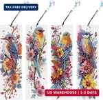 Tontut 4PCS Diamond Art Painting Kit Bookmark, Bird Branch Diy Gift. Fixed Price $16.23.