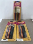 29 Vintage Artist Paint Brushes,from Creative Crafts (3 Sealed Packs). Fixed Price $16.96.