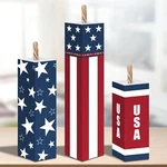 3 Pieces 4TH Of July Wood Firecracker Decorations Sign Patriotic Independence.... Fixed Price $23.44.