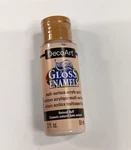 Decoart Gloss Enamels Paint Glass Wood Tiles Ceramics 2OZ Natural Buff. Fixed Price $5.00.
