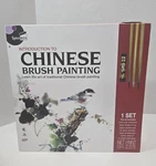 Chinese Painting Art Kit - Includes Watercolour Paints Brushes Paper Ink +. Fixed Price $11.99.
