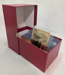 Modern Currency Storage Red Box Heavy Duty Banknote 7.5 4.25 3.25IN. Fixed Price $11.35.