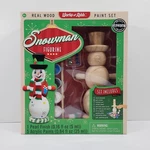 Snowman Holiday Wood Paint Kit By Masterpieces Works Of Ahhh, New 21426. Fixed Price $9.99.