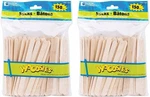 Loew Cornell 1021167 Woodsies 150-COUNT Craft Sticks (2-PACK). Fixed Price $10.05.