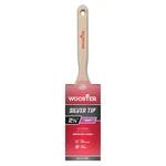 Wooster 5220-2 2-1/2" Flat Sash Soft, Silver Ct Polyester Bristle, Paint. Fixed Price $8.15.