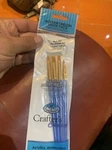 Royal Crafters Choice Brush Sets Gold Taklon Artist (filbert,round,shader Etc). Fixed Price $10.50.