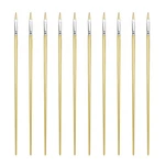 Filbert Artist Paint Brushes Set 10 Pc #1 Pure Hog Bristle For Oil Acrylic. Fixed Price $11.99.