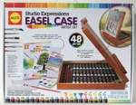 Alex Studio Expressions Easel Case 48 Pc Artist Set Acrylic Water & Oil Paints. Fixed Price $77.99.