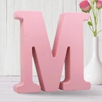 Aocean 6 Inch Pink Letters Unfinished Wooden For Wall Decor Deco.... Fixed Price $12.22.