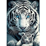 White Tiger Diamond Painting Kits For Adults, 5D Medium,. Fixed Price $17.99.