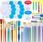 Painting Brushes, 45PCS Kids All Purpose Supplies Include Cups With. Fixed Price $33.99.