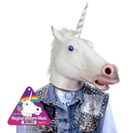 Magical Unicorn Mask Deluxe Full Face Horse Head Latex Rubber Animal Costume. Fixed Price $29.75.