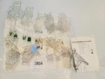 Sun-glo Owl & Birds Plant Stick Practice Block Tri-chem Picture To Paint. Fixed Price $25.00.