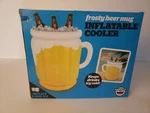 Big Mouth Frosty Beer Mug Inflatable Cooler 18"H 12"W Inflate & Add Ice!!!. Fixed Price $9.74.
