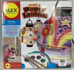Alex Art Craft Paint 9" Paper Lantern Includes 2 Bamboo Brushes Nib. Fixed Price $5.25.