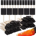 120 Pcs Foam Paint Brushes, With Wood Handle, Bulk Spong.... Fixed Price $33.25.