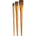 Royal & Langnickel Crafter's Choice Camel Hair Flat Brush Set. Fixed Price $9.95.