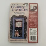 Shadow Box Country Look-in I'm Little Behind My Work" Craft Kit New. Fixed Price $8.00.