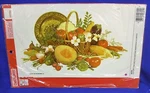 Meyercord Decals Large Vegetable Basket Sheet 1981 10" X 6" Water Applied. Fixed Price $9.99.