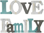 Decorative Wooden Cutout Word Sign Wall Art Decor,freestanding Block Letter. Fixed Price $23.95.