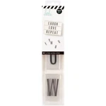 Heidi Swapp Lightbox Original Inserts 50/PKG-ALPHABET/BLACK On White 3 Pack. Fixed Price $21.24.