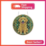 Lusandy Diy 5D Golden Retriever Diamond Painting Kits Hanging Sign Wall Art. Fixed Price $21.18.