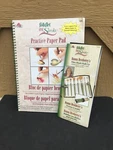 Donna Dewberry Artist Paint Brush Roll-up Storage Case/ Pad Heavy Practice Paper. Fixed Price $14.95.