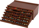6-DRAWER Supply Storage Organizer,beech Wood Artist Box W/removable. Fixed Price $62.99.