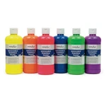 Handy Art Washable Tempera Paint 6-COLOR Fluorescent Pint Set. Fixed Price $45.99.