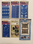 Glass Etching Stencil Lot Rubn Armour Sand Plaid Gallery (6). Fixed Price $30.00.