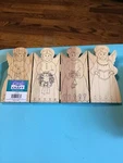 Create Craft Wood Angels Christmas Panel Hinged Ready To Paint New. Fixed Price $8.99.