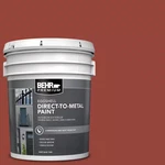 5 Gal. #PPU2-17 Morocco Red Eggshell Direct To Metal Interior/exterior Paint. Fixed Price $224.00.