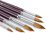 Kolinsky Watercolor Brush Set Pure Sable Hair Pointed Round Art Paintbr. Fixed Price $23.19.