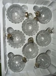 Rauch Ornaments Lot Of 8 Vtg Clear Create Your Own Craft Glass Small. Fixed Price $25.00.