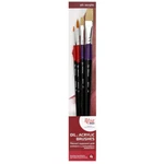 Rosa Studio Set Of Paint Brushes 24. Mix. 4PC. Synthetic (N2,6). Bristle. (N6.... Fixed Price $14.26.