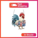 Mogtaa Independence Day Chicken Diamond Art Hanging Pendant Kits, 4TH Of July Pa. Fixed Price $10.09.
