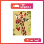 Yomiie 5D Diamond Art Kits For Adults, Giraffe Strawberry Painting. Fixed Price $11.46.
