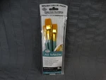 Royal Langnickel Set Of 3 Artist , Media Gold Taklon. Fixed Price $7.69.