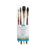Princeton Artist Brush Neptune Series 4750 4PIECE Synthetic Squirrel Waterco.... Fixed Price $65.51.