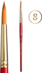 Princeton Best Synthetic Sable Watercolor And Acrylic Brush Round (4050R-8). Fixed Price $27.36.