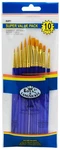 Royal & Langnickel Paintbrushes, Taklon Set, Blue Set.,. Fixed Price $15.99.